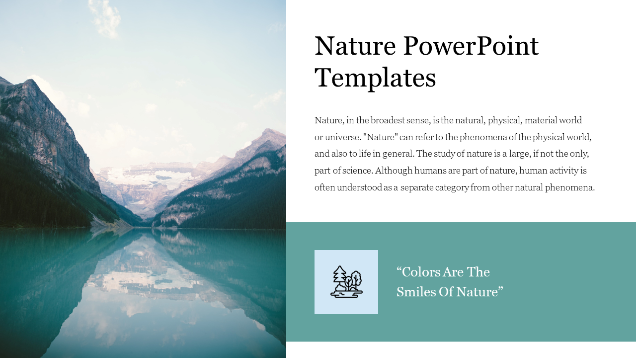 Nature Free PowerPoint Templates
